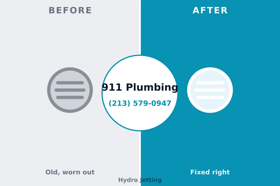 Before and after: plumbing company Brook Highland, AL
